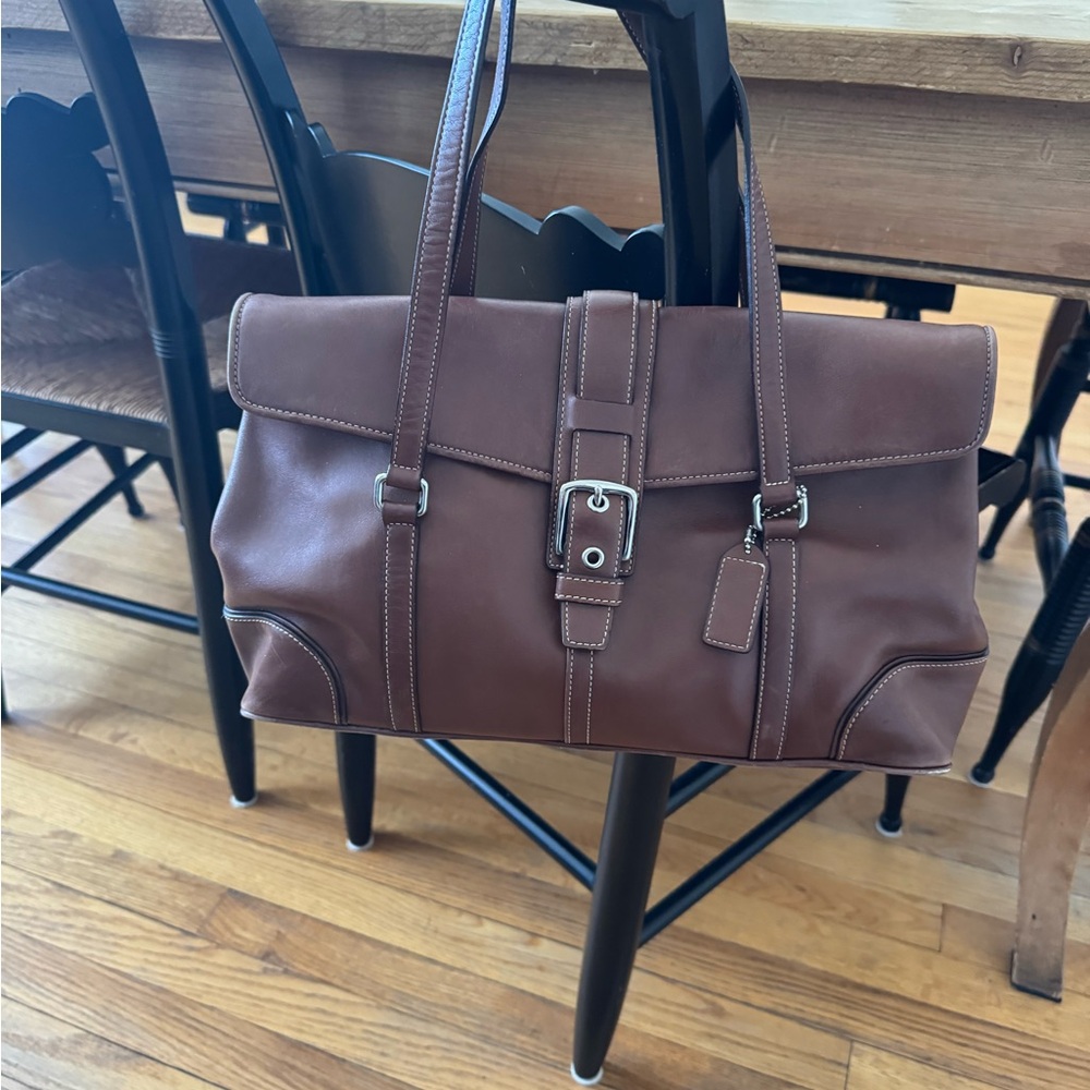 Coach Hampton Satchel Bag - Picture 8 of 11